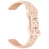 Adecuado para Huawei Band 11 Estampado de Leopardo Grabado Láser Correa de Silicona Bicolor Correa de Repuesto para Huawei Band 8/9/10 12mm