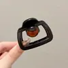 Pinza de tiburón de tamaño mediano para mujeres con cabello fino, para crear un recogido de media altura elegante, pinza de garra sofisticada y delicada para la parte posterior de la cabeza