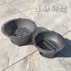 Fogão a carvão de ferro fundido, fogão tradicional a lenha para aquecimento interno, lareira de ferro fundido para fazer chá, queima de carvão para fazer chá e sopa, fogão de água e fogo