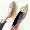 Sapatilhas Femininas 2021 Primavera e Verão Novo Estilo Coreano Boca Rasa Bico Fino Sapatilhas Sapatos Femininos Solado Macio Preguiçosas Slip-On Sapatos Femininos