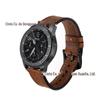 Adequado para Samsung GearS3Ticwatch Huami Watchmoto360 segunda geração pulseira de relógio de couro