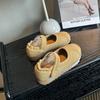 Sapatos de Couro para Meninas, Sapatilhas Infantis, Sapatos Baixos Estilo Retro, Sapatos Mary Jane para Meninas, Sapatos de Bebê para Primavera e Outono