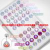 Pendientes de acero de titanio 5A Flash Millennium Rose con corte de rosa de ocho lados y espiral de circonitas, con revestimiento Advanced Sense para hueso de oreja y clavo para oreja