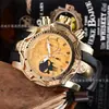 Comércio Exterior 2021 Masculino Invicta Mostrador Grande Europeu e Americano Quartzo Masculino Pulseira de Silicone