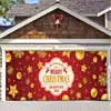 Tela de Fondo Navideño para Amazon Transfronteriza Tela de Tapiz para Puerta de Garaje Exterior Decoración para Fiesta Festiva Tela Colgante