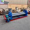 Máquina CNC de Curvado de Tres Rodillos Máquina Laminadora Eléctrica Automática Pequeña Placa de Metal Equipo Hidráulico de Laminado
