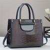 Bolso de mano texturizado sencillo y portátil de alta gama para mujer, nuevo bolso bandolera informal combinable con todo, bolso de viaje para mujer 2024