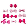 Accesorios de Moño Rosa DIY Accesorios para Pelo de Mascota Accesorios para Muñecas Bid Productos Semi-Terminados para Ropa Sombrero Llavero