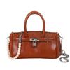Bolso bandolera sencillo de moda para principios de primavera de 2025, elegante y elegante, bolso de mano coreano de color liso.