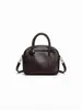Bolso bandolera para mujer, bolso hobo, bolso cuadrado pequeño japonés, bolso Boston tostada, bolso de hombro para debajo del brazo, bolso de cuero genuino para mujer
