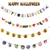 Decoração de Halloween da Amazon Bandeira de Papel Desenho Animado Suprimentos para Festa em Shopping Bar Prop de Layout de Atmosfera Banner