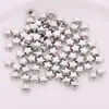 DIY galvanoplastia que preserva a cor CCB brilhante furo reto contas plásticas 6/9MM estrela de cinco pontas contas soltas contas espaçadoras acessórios de contas feitos à mão