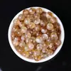 Cuentas Redondas de Cristal Amarillo Natural, Turquesa Roja, Cristal Torre Amarillo, Cuentas Grado 7A, Pulsera DIY, Collar, Accesorios para Cuentas