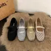 Zapatos de Mujer de Malla Plana Transpirable estilo Francés Mary Jane de Boca Baja, Alpargatas Versátiles Estilo de Noche Verano 2026