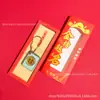 Chaveiro de Ouro Puro 999 da Zhoujia com Desejo de "Passe no Exame", Item Mais Vendido para a Temporada de Provas, Presente de Bênção para Atacado