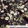 Tela de Satén de Alto Estiramiento Tela Floral Cero Tela de Seda de Morera Vestido Camisa Tela Cheongsam