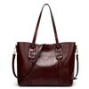 Bolso Tote de Cuero Aceitado Amazon para Mujer, Gran Capacidad, Casual y Versátil, Moda Europea y Americana, Bolso de Hombro Grande, Bolso de Viaje para Mujer