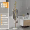 Cabideiro de Ferro de Chão com Mármore Simples para Roupas Quarto Armazenamento Doméstico Cabideiro Simples Moderno