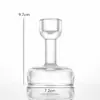 Taza de Vela Transparente Portavelas de Vidrio Taza Vacía Portavelas DIY Adornos para Portavelas Vidrio Espeso para Velas de Aromaterapia Portavelas de Vidrio Taza Vacía