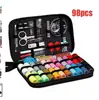Venta Caliente Transfronteriza Set Portátil de Herramientas de Costura para el Hogar Caja de Agujas e Hilo Set de Hilos de Coser Kit de Agujas e Hilos