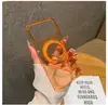 Aplicable a Funda para Teléfono Apple iPhone 18 Pro Max Borgoña Transparente PC Cáscara Dura Rotación Magnética de 360 Grados