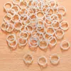 Accesorios para joyería de aleación DIY juego de encaje anillo de cuentas anillo de cuentas redondo de doble agujero material de cuentas anillo espaciador V152