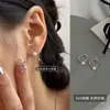 Pendientes de Plata de Ley S925 con Perlas de Agua Dulce Naturales, Estilo Coreano, Sencillos, Dulces, Exquisitos, Modernos, Versátiles, Pendientes de Diseño de Nicho