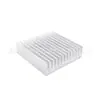 Placa base de PCB de enrutamiento amplificador de potencia disipador de calor electrónico radiador de aluminio bloque térmico de chip IC 100*40*11mm