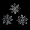 Plástico Transparente Cristal Copo de Nieve Cristal de Hielo Decoraciones Navideñas DIY Copo de Nieve Accesorios para Ropa Accesorios Colgantes Venta al por Mayor