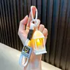 Llavero de Lámpara de Viento Mini Retro Llavero de Luz de Vela Electrónica Luz Ambiental Decorativa Colgante Pequeño para Bolsa de Regalo