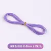 He 10m / Hilo de Cera Coreano Cordón de Cuero Pulsera Trenzada Hecha a Mano Hilo para Tejer Cordón Redondo de Cera de Alta Gama Al por Mayor
