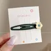 Pinzas laterales con un toque de alta gama, pasadores exquisitos, pasadores para el cabello lindos de dopamina, pinzas para flequillo, pasadores de estilo coreano para primavera-verano