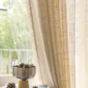 Cortinas, Telas para Janelas, Cortinas de Gaze de Linho para Sala de Estar e Quarto, Transmitem Luz mas Não Mostram o Interior, Rolo Completo de Tecido de Gaze de Linho, Atacado de Shaoxing