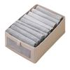 Caja de Almacenamiento de Ropa para Armario de Casa, Organizador de Ropa con Capas de Tela, Cesta de Almacenamiento de Pantalones Gruesa Tipo Cajón