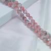 Ojo de gato de dos colores con cuentas rojo/rosa collar pulsera DIY para joyería serpentina de cuentas ojo de gato de macarrón cuentas sueltas