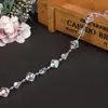 Cuentas acrílicas transparentes de moda nuevas personalizadas de fábrica, accesorios de decoración de bodas, cadena de cuentas, accesorios personalizados de comercio exterior