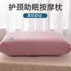 Almohada de Pluma de Terciopelo con Patrón Trenzado Tejido de Alta Resiliencia, Soporte para el Cuello, Almohada que No se Desinfla, Tejido de Hotel, Dormitorio Estudiantil, Dropshipping de Exportación
