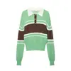 Top de punto largo informal de moda europeo y americano, superventas en AliExpress
