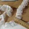 Acessórios com Renda para DIY Materiais Decoração Roupas de Boneca Fita Babados Pregas Suporte Manual Ventilador