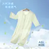 Roupas de Bebê Manga Longa Ecosilk Verão Fino Macacão Fresco Bebê Respirável Pijama Manga Longa Macacão