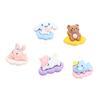 Perro Yugui de dibujos animados accesorios de resina hechos a mano colgante para joyería diy pegatinas decorativas para refrigerador parche para pasador de pelo de pegamento cremoso