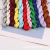 Hilo de Jade Línea A DIY 1mm Cordón de Tejer Accesorios para Joyería Cuentas Tejido Fina Línea Roja No. 72