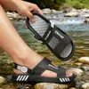 Pantuflas de Verano para Hombre Pantuflas Transfronterizas para Hombre Antideslizantes Casuales de Moda Playa Exterior Zapatos para Conducir Estilo de Hombre