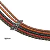 Linha de cera de 1,5mm DIY cordão de cera 3mm corda Kraft multicolorida proteção ambiental material de pulseira cordão de colar tecido à mão