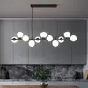 Lámparas Nórdicas, Lámparas de Sala de Estar de Lujo Ligero, Lámparas Largas para Mesa de Comedor y Barra, Candelabros Minimalistas para Restaurante, Iluminación Moderna Simple Creativa