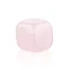 Cristal Natural Cuadrado Piedra Desnuda Paisajismo Desmagnetizado Piedra Semipreciosa Pulida Cuadrado de 13 mm Cuarzo Rosa Piedra Vino Helado