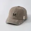 Gorro para Bebé para Primavera y Otoño, Gorra de Béisbol Fina con Visera para el Sol y Protección Solar para Niños y Niñas, Diseño Simple con Letras, Versátil y Moderno