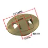 Cubierta Ovalada de Plástico para Gestión de Cables para Escritorio de Computadora con Tamaño de Apertura 60/65/80 mm, Adecuada para Oficina y Decoración del Hogar