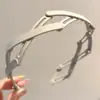 Diadema Plegable para Mujer, Accesorio para el Cabello de Verano para el Flequillo, Pinza para el Cabello para Lavarse la Cara, Accesorio para el Cabello de Estilo Simple que No Daña el Cabello
