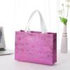 Exquisita Bolsa de Regalo de Tela No Tejida con Película Brillante, Bolsa de Regalo de Mano de Alta Gama para Cumpleaños, Bolsa Estéreo para Empaquetado de Recuerdos